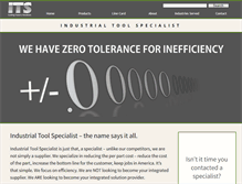 Tablet Screenshot of industrialtoolspecialist.com